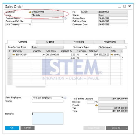 STEM-SAP Business One Indonesia Partner / CTRL+TAB2