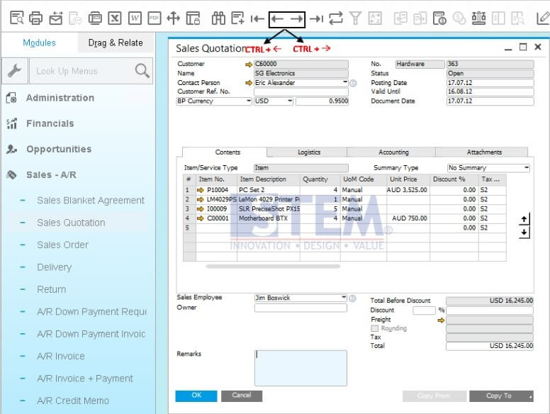 STEM-SAP Business One Indonesia Partner / Faster Nav