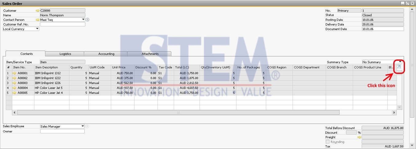 STEM - SAP Business One Indonesia Partner /maximizegrid-1