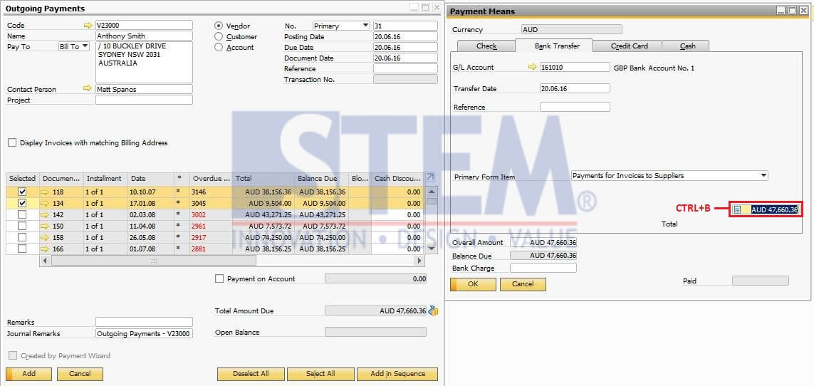 STEM - SAP Business One Indonesia Partner/copybalancedue-SAPB1