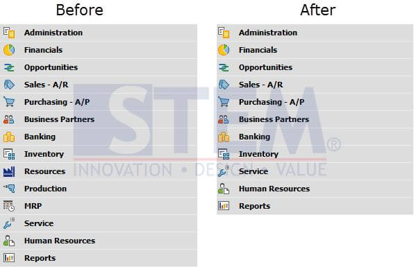 SAP_BusinessOne_Tips_STEM-HideMenu_03