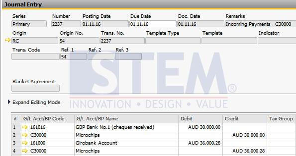 SAP_BusinessOne_Tips_STEM-SplitBPLineInPayment_02