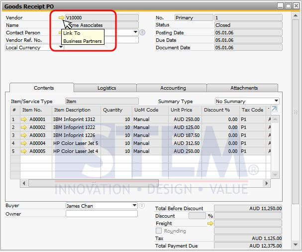 SAP_BusinessOne_Tips_STEM-ToolTipPreview_01