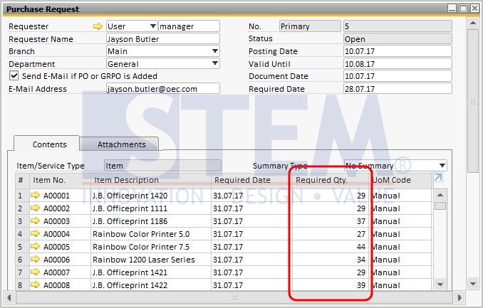 SAP_BusinessOne_Tips-STEM-Copy Data Between Ms Excel And SAP Business One_06