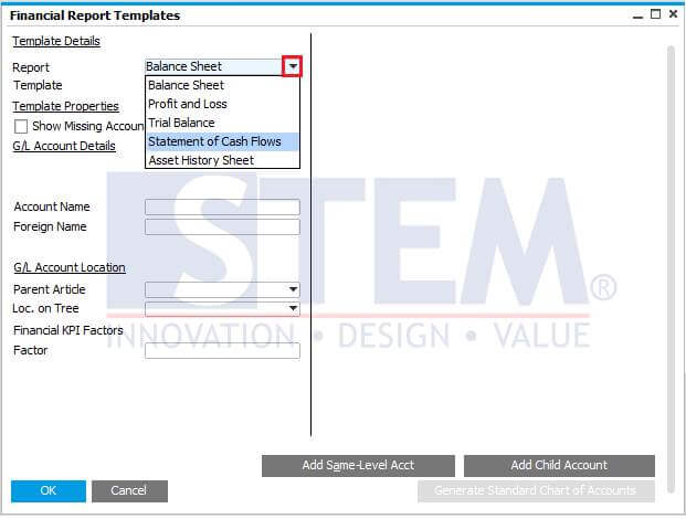 SAP_BusinessOne_Tips-STEM-Using Formula In Statement Of Cash Flow Report_01