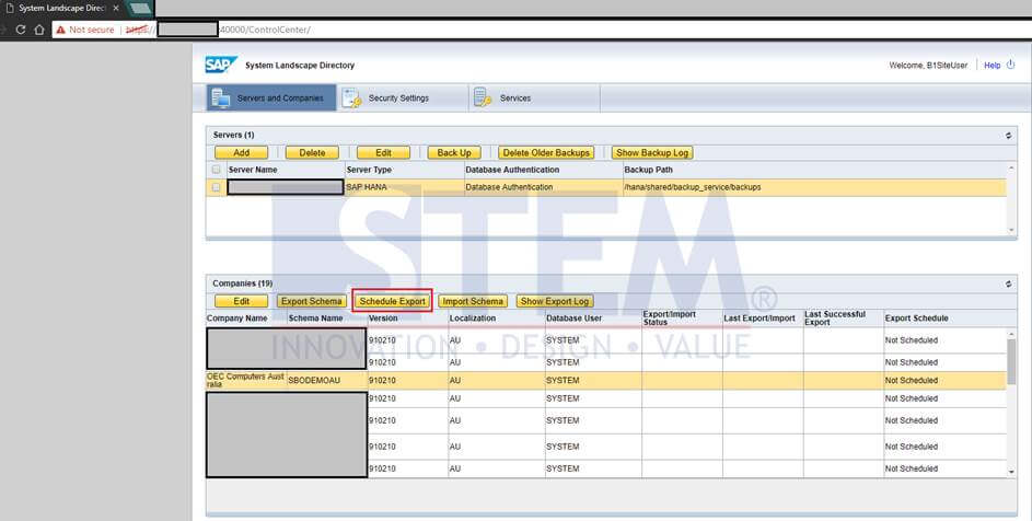 Figure 1. SLD Control Center Main Screen