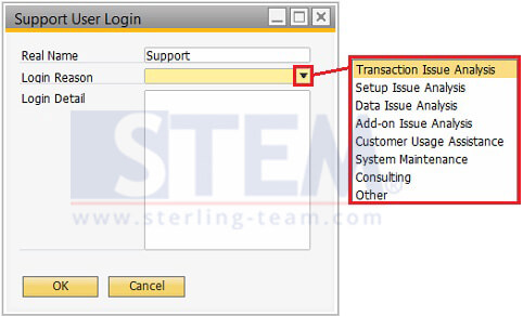 SAP Business One Tips - STEM - Using Support User on B1