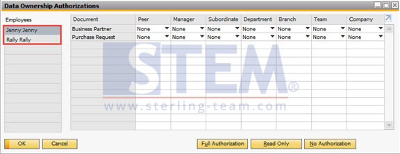 SAP_BusinessOne_Tips-STEM-Data Ownership_Setup_06