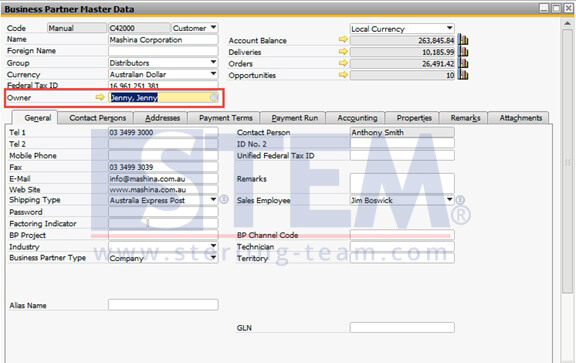 SAP_BusinessOne_Tips-STEM-Data Ownership_Setup_08