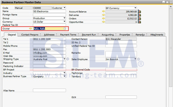 SAP_BusinessOne_Tips-STEM-Data Ownership_Setup_09