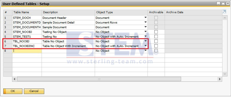 SAP_BusinessOne_Tips-STEM-Enhancement on User Defined Tables SAP B1_01