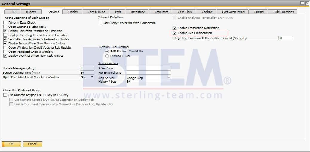 SAP_BusinessOne_Tips-STEM-Setting Live Collaboration for B1 Users_01