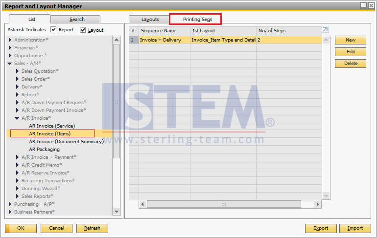 SAP_BusinessOne_Tips-STEM-Setting and Customize Print Sequence_1