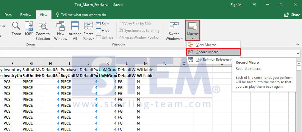 SAP_BusinessOne_Tips-STEM-Using Macro for Spliting Excel Documents_01