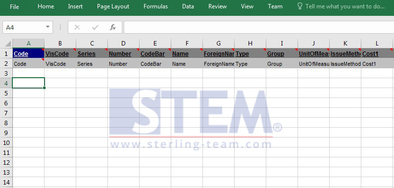 Sample Templates Generated from Data Transfer Workbench