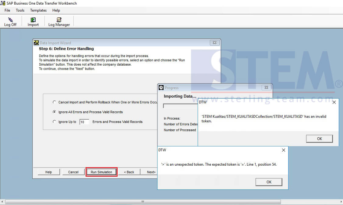 Upload or Update UDO's Data with Data Transfer Workbench 