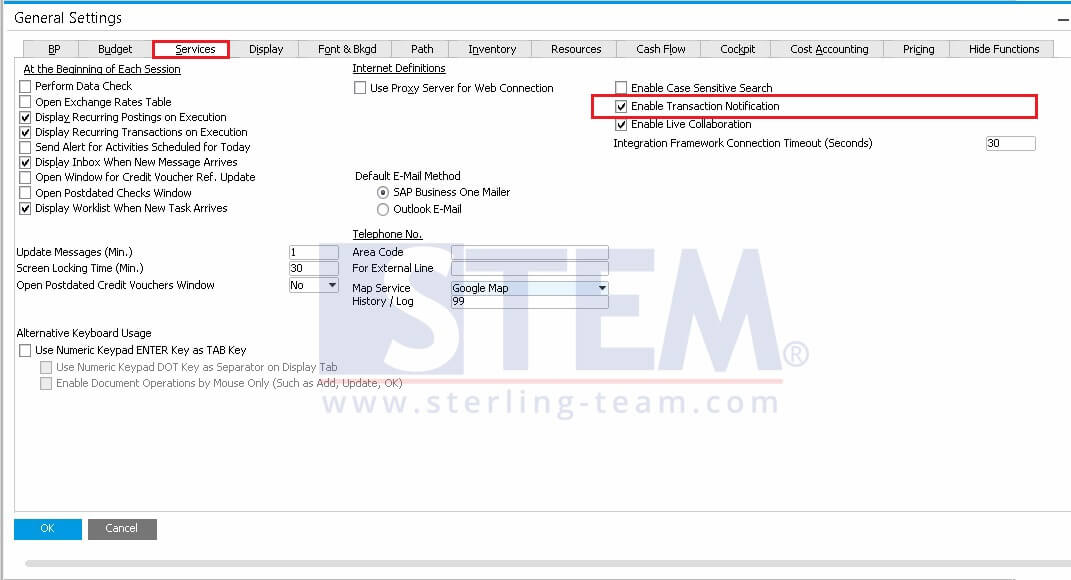 Easier Way to Inactive Transaction Notification on SAP B1