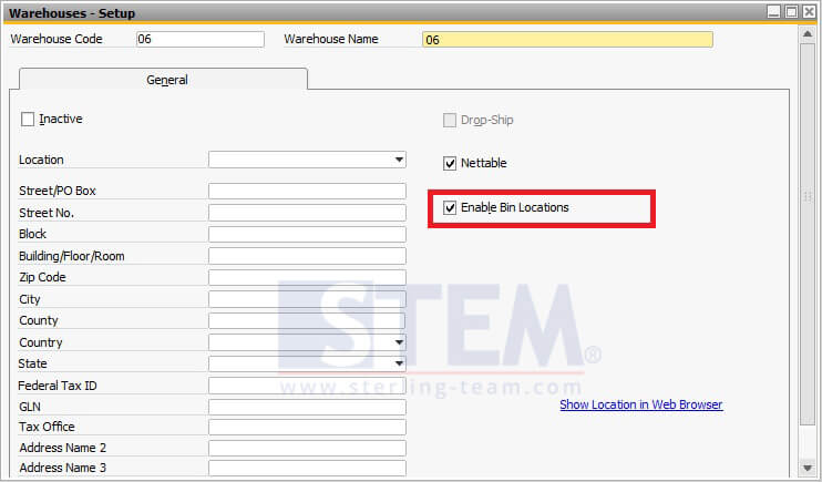 How to activate Bin Location on SAP B1