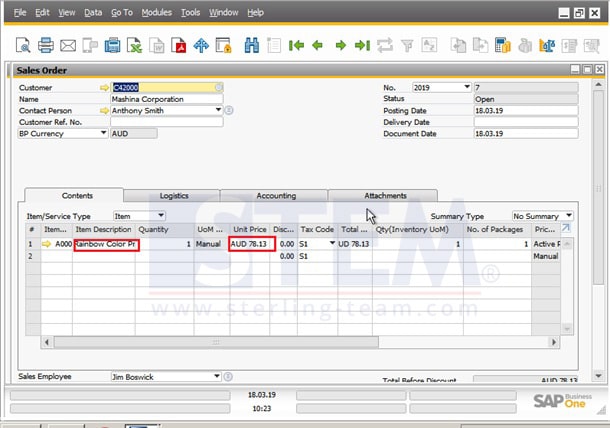 Change Column Width On Rows Sap Business One Indonesia Tips Stem Sap Gold Partner