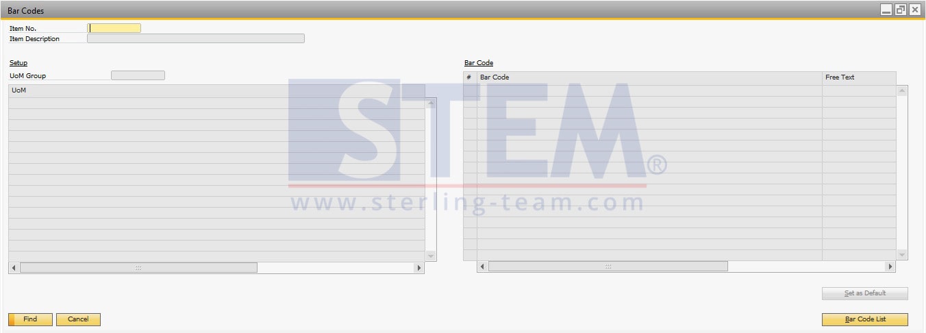 SAP_Business_One_Tips-How to Set Multiple Barcodes on One Item on SAP B1