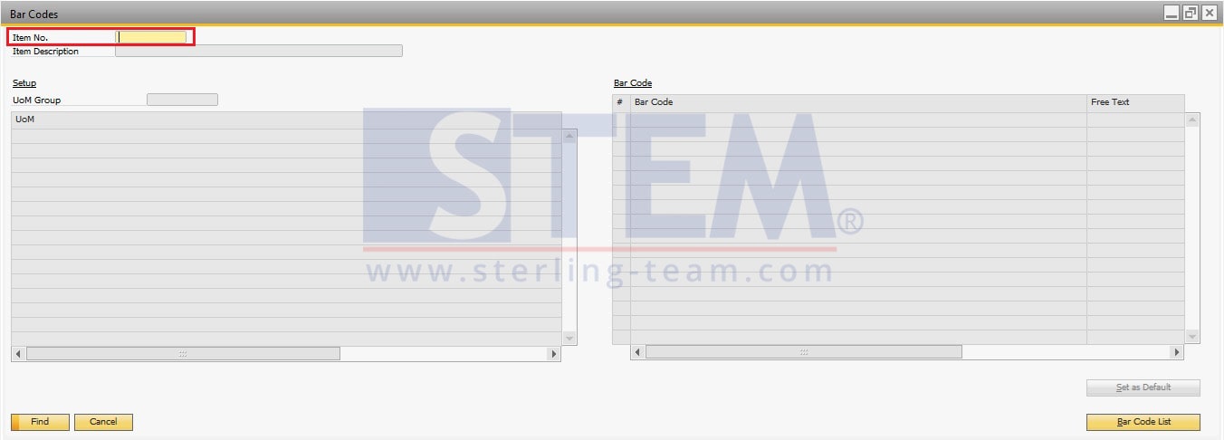 SAP_Business_One_Tips-How to Set Multiple Barcodes on One Item on SAP B1