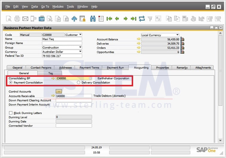 SAP_Business_One_Tips-STEM-Using Business Partner Consolidation on SAP B1_01