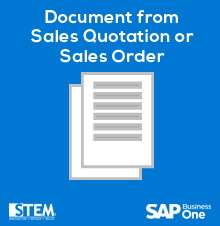 Procurement document from Sales Quotation or Sales Order