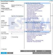 Menggunakan Formula Pada Laporan Statement of Cash Flow