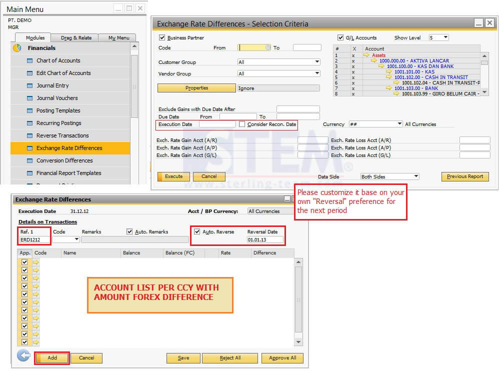 SAP BusinessOne Tips STEM How To Period End Closing 03 SAP Business SAP BusinessOne Tips STEM How To Period End Closing 03 SAP Business