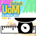 Satuan (UoM) Default di Item Master Data