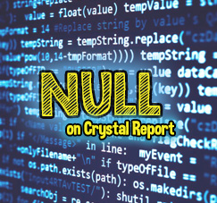 Formula Crystal Report untuk Nilai Default NULL