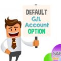 Pilihan Pengaturan G/L Account di SAP