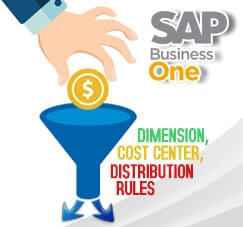 Add New Dimension, Cost Center, Distribution Rules