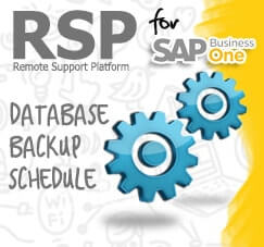 Setup Database Backup Schedule with RSP