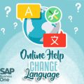 Change Language of Online Help