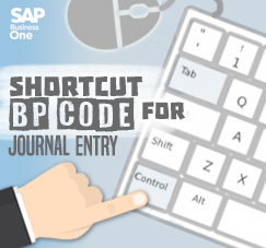 Penggunaan Kode Business Partner di Journal Entry