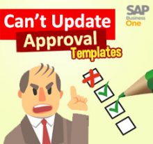 How To Update Approval Template Without Error