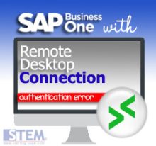 SAP Business One Tidak Dapat di Akses dengan RDP