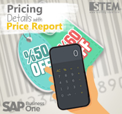 SAP Business One Tips - STEM SAP Gold Partner Indonesia - Find Your Pricing Details with Price Report