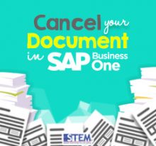 SAP Business One Tips - STEM SAP Gold Partner Indonesia - How To Cancel Your Document on SAP B1