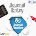 Journal Entry Vs Journal Voucher