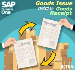 SAP Business One Tips - SAP Gold Partner Indonesia - Goods Issue Copied to Goods Receipt (or vice versa) on SAP B1