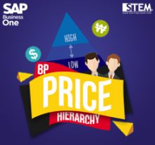 SAP Business One Tips - STEM SAP Gold Partner Indonesia - How To Set Up Pricing Hierarchy for Business Partners on SAP B1