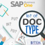 SAP Business One Tips - STEM SAP Gold Partner Indonesia - List of Document Type on SAP Business One