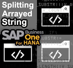 SAP Business One Tips - STEM SAP Gold Partner Indonesia - Splitting Arrayed String into Table Function on HANA Database