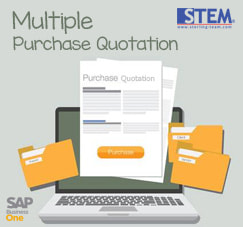SAP Business One Tips - STEM SAP Gold Partner Indonesia - Create Multiple Purchase Quotations for Multiple Vendor and Items on SAP B1