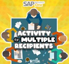 SAP Business One Tips - STEM SAP Gold Partner Indonesia Setup Activity for Multiple Recipients on SAP B1