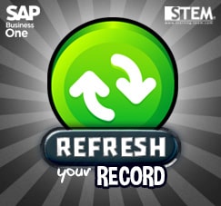 SAP Business One Tips - STEM SAP Gold Partner Indonesia - How to Refresh Your Records on SAP Business One