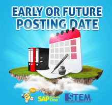 SAP Business One Tips Early or Future Posting Date