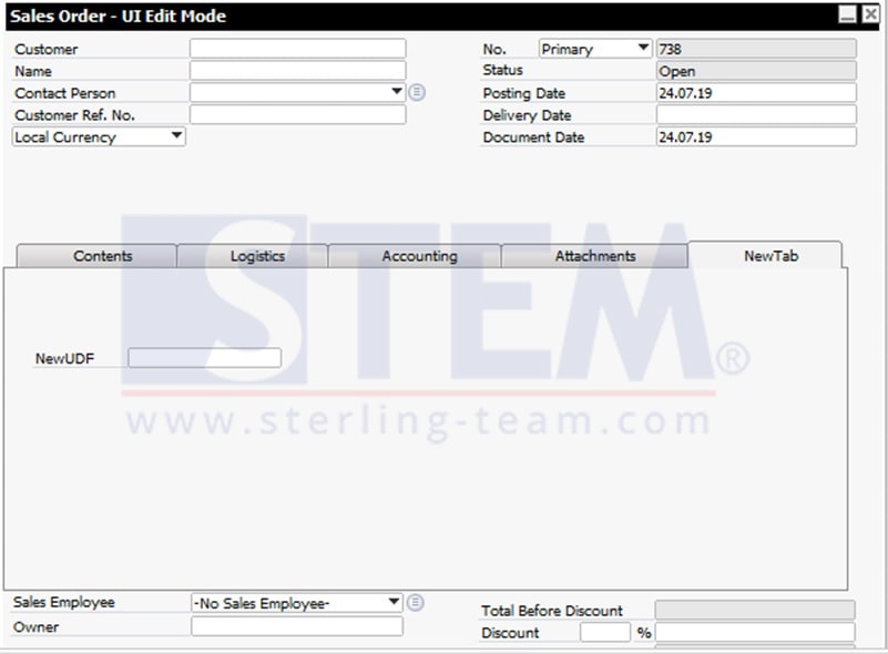 SAP_Business_One_Tips-STEM-Using UI Configuration Template for Customize Forms 